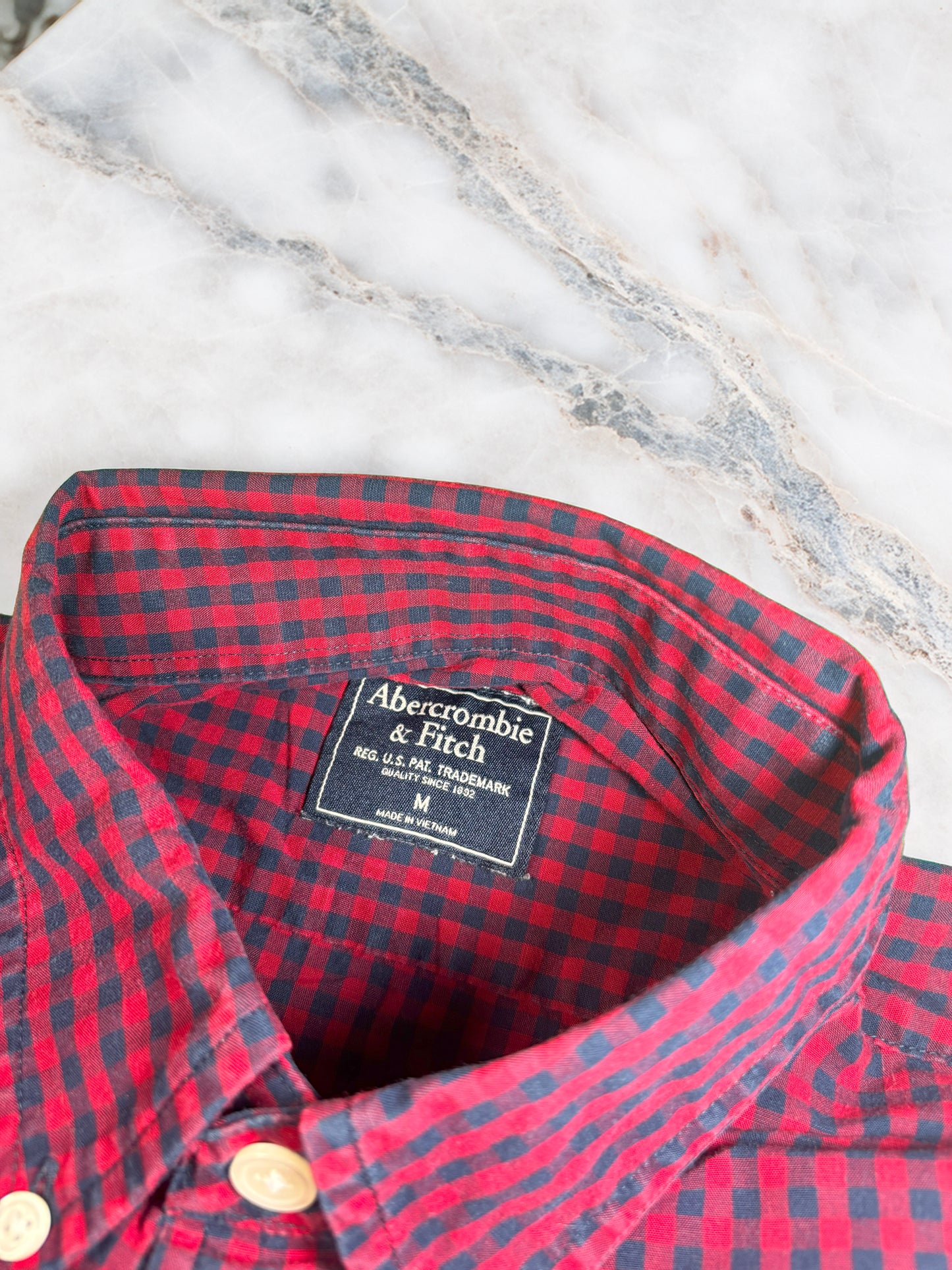 【Abercrombie&Fitch】洗練された定番!万能コットンチェックシャツ
