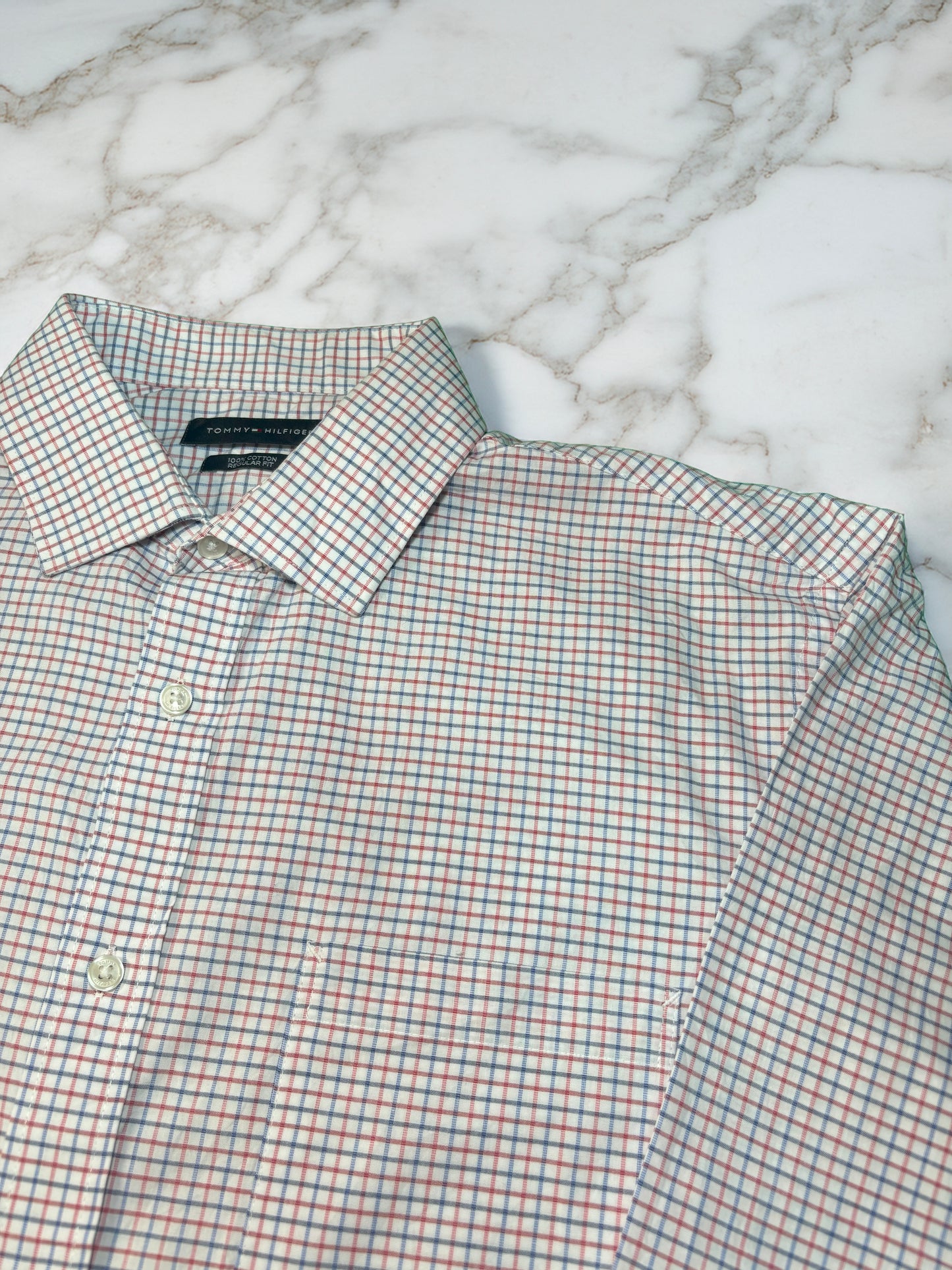 【TOMMY HILFIGER】紳士の定番 上質コットンチェックシャツ