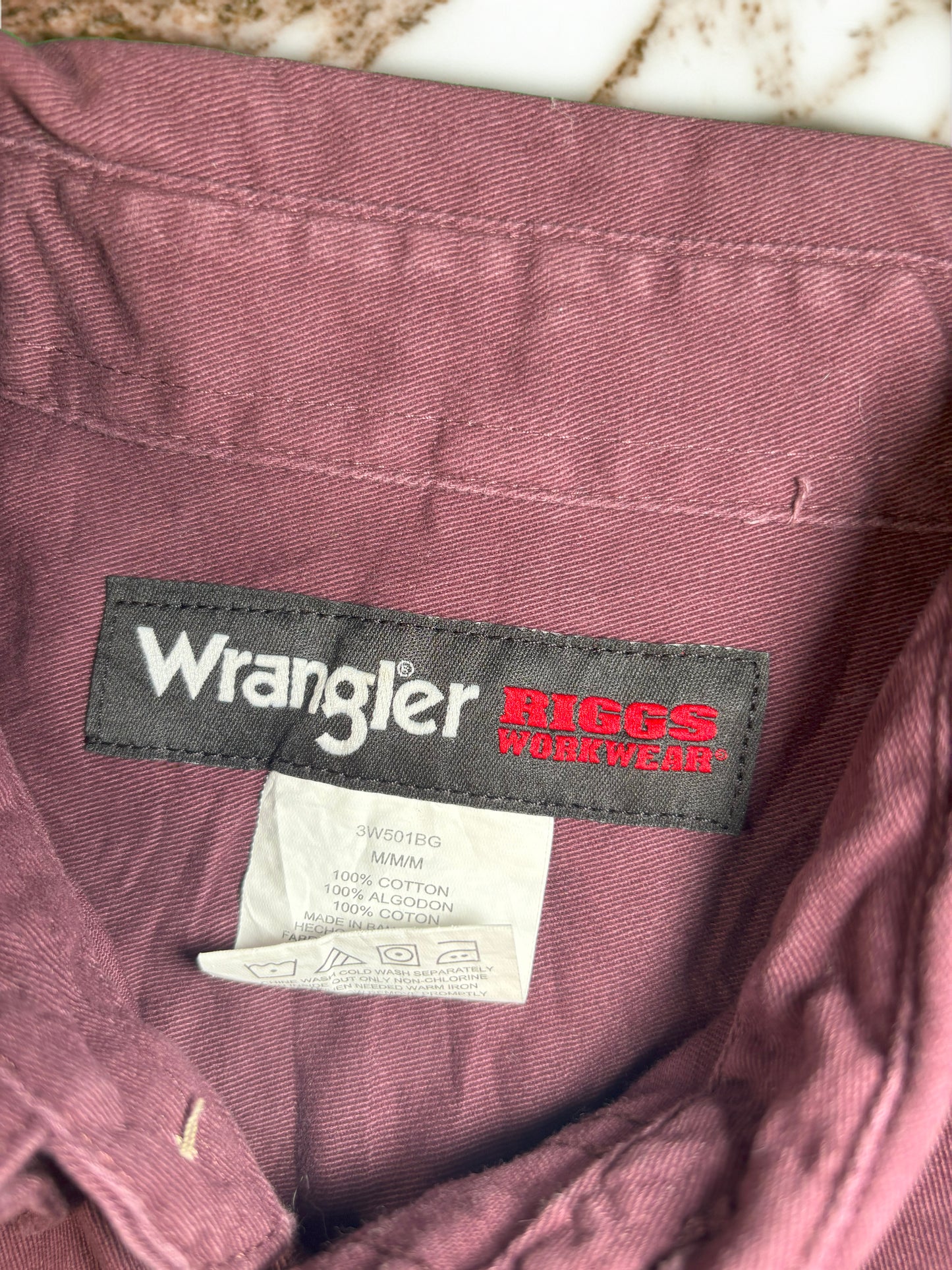 【Wranger RIGGS WORKWEAR】極上の着心地を追求した上質コットン長袖シャツ