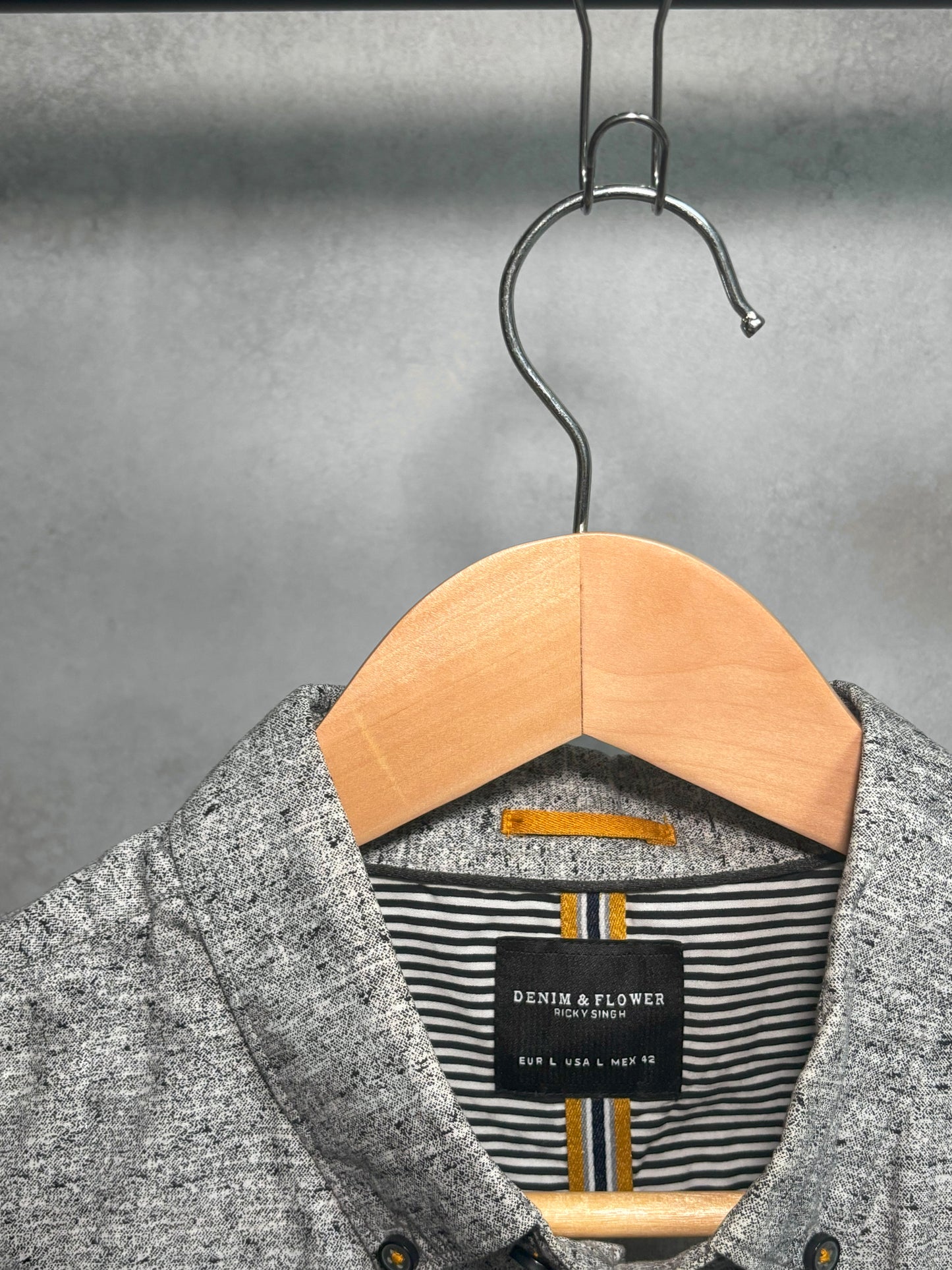 【DENIM & FLOWER】|シャツ(L)