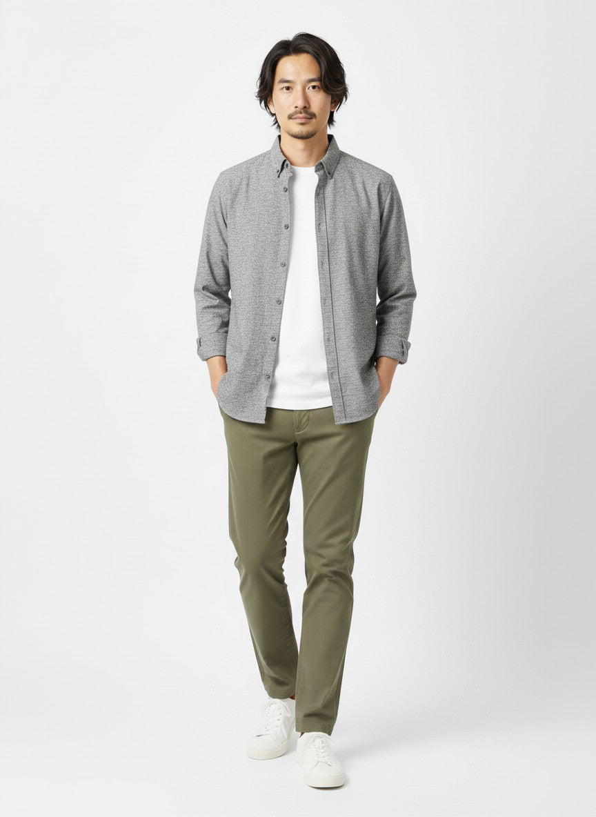 【DENIM & FLOWER】｜シャツ（L）