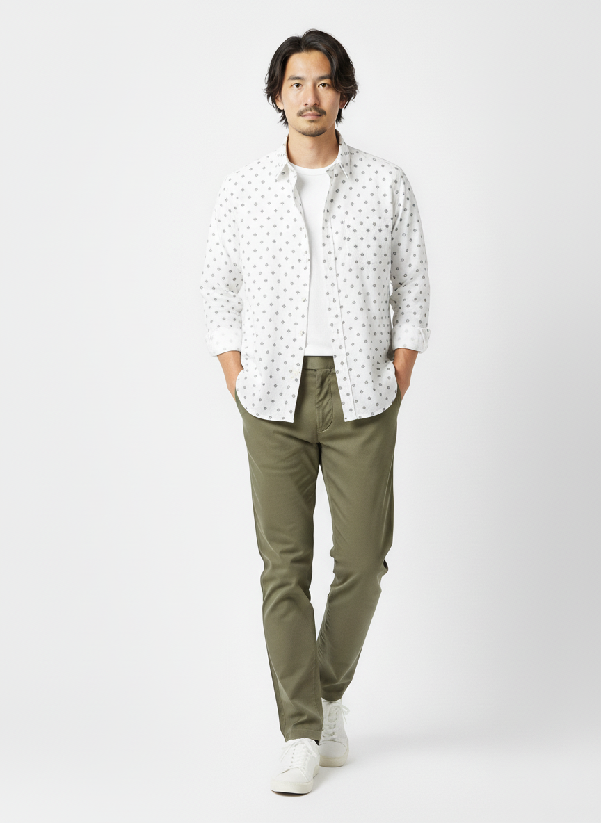 【BANANA REPUBLIC】｜リネンシャツ（M）