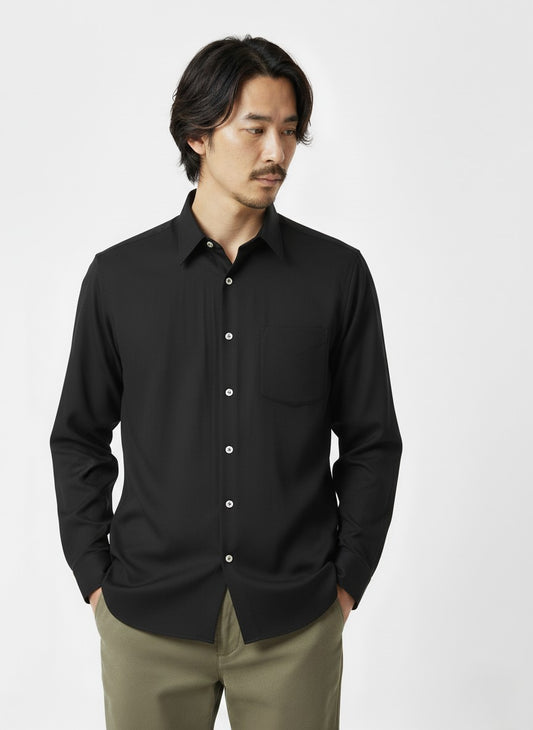 【GEOFFREY BEENE】 | レーヨンシャツ（L）　