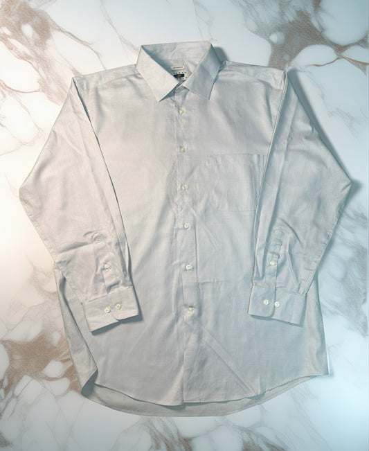【JOSEPH ABBOUD】無地コットン長袖シャツ