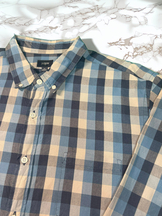 【J.CREW】肌触り抜群 チェック柄シャツ 上品カジュアル