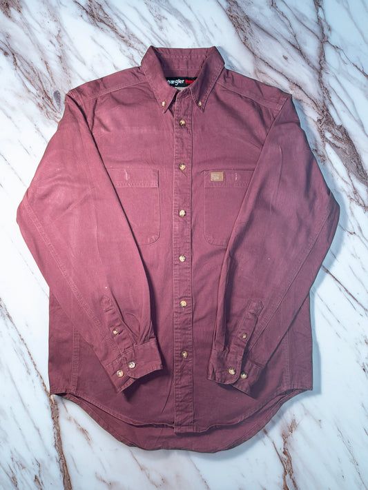 【Wranger RIGGS WORKWEAR】極上の着心地を追求した上質コットン長袖シャツ